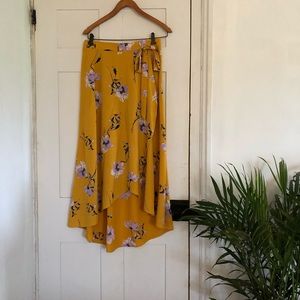 Floral maxi skirt